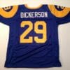UNSIGNED CUSTOM Sewn Stitched Eric Dickerson Blue Jersey