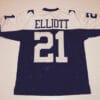 UNSIGNED CUSTOM Sewn Stitched Ezekiel Elliott Thanksgiving Jersey