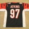 UNSIGNED CUSTOM Sewn Stitched Geno Atkins Black Jersey