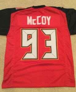 UNSIGNED CUSTOM Sewn Stitched Gerald McCoy Red Jersey