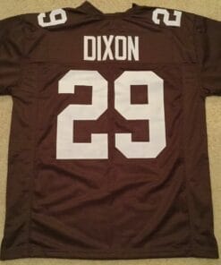 UNSIGNED CUSTOM Sewn Stitched Hanford Dixon Brown Jersey