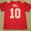 UNSIGNED CUSTOM Sewn Stitched Tyreek Hill Red Jersey