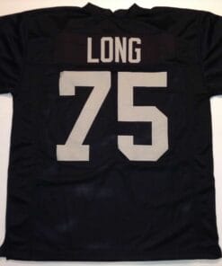 UNSIGNED CUSTOM Sewn Stitched Howie Long Black Jersey