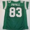 UNSIGNED CUSTOM Sewn Stitched Vince Papale Green Jersey