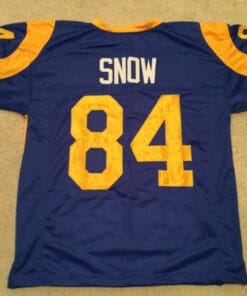 UNSIGNED CUSTOM Sewn Stitched Jack Snow Blue Jersey