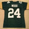 UNSIGNED CUSTOM Sewn Stitched Willie Wood Green Jersey