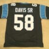 UNSIGNED CUSTOM Sewn Stitched Thomas Davis Black Jersey