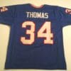 UNSIGNED CUSTOM Sewn Stitched Thurman Thomas Blue Jersey