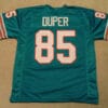 UNSIGNED CUSTOM Sewn Stitched Mark Duper Teal Jersey