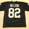 UNSIGNED CUSTOM Sewn Stitched Jordy Nelson Black Jersey