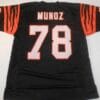 UNSIGNED CUSTOM Sewn Stitched Anthony Munoz Black Jersey