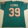 UNSIGNED CUSTOM Sewn Stitched Larry Csonka Teal Jersey