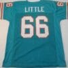 UNSIGNED CUSTOM Sewn Stitched Larry Little Teal Jersey