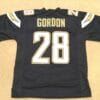 UNSIGNED CUSTOM Sewn Stitched Melvin Gordon Blue Jersey