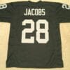 UNSIGNED CUSTOM Sewn Stitched Josh Jacobs Black Jersey