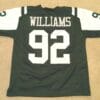 UNSIGNED CUSTOM Sewn Stitched Leonard Williams Green Jersey