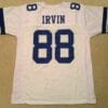 UNSIGNED CUSTOM Sewn Stitched Michael Irvin White Jersey