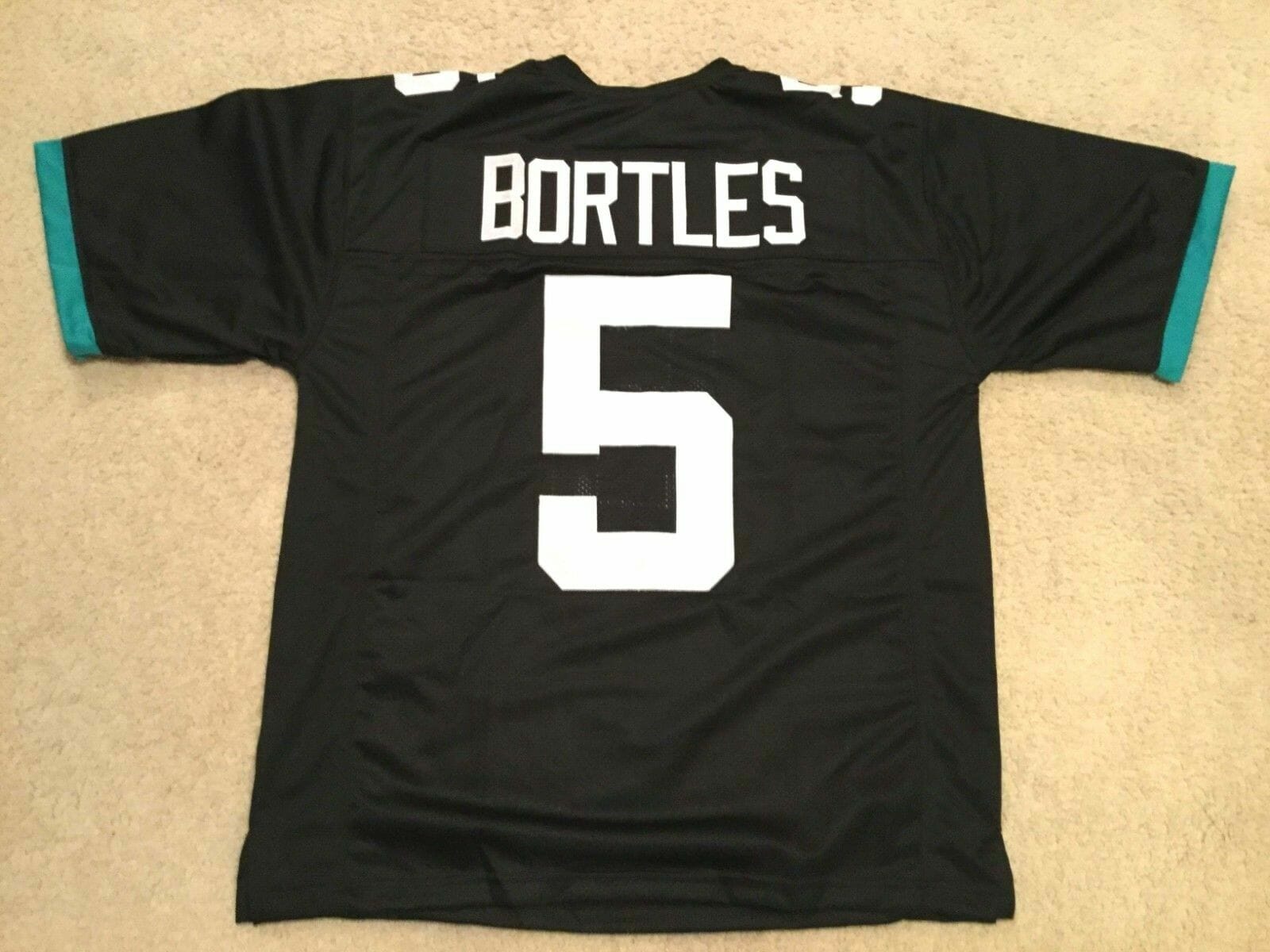 UNSIGNED CUSTOM Sewn Stitched Blake Bortles Black Jersey