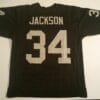 UNSIGNED CUSTOM Sewn Stitched Bo Jackson Black Jersey