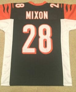 UNSIGNED CUSTOM Sewn Stitched Joe Mixon Black Jersey
