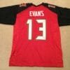 UNSIGNED CUSTOM Sewn Stitched Mike Evans Red Jersey