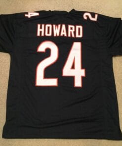 UNSIGNED CUSTOM Sewn Stitched Jordan Howard Blue Jersey