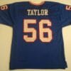 UNSIGNED CUSTOM Sewn Stitched Lawrence Taylor Blue Jersey