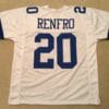 UNSIGNED CUSTOM Sewn Stitched Mel Renfro White Jersey
