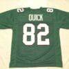 UNSIGNED CUSTOM Sewn Stitched Mike Quick Green Jersey