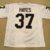 UNSIGNED CUSTOM Sewn Stitched Lester Hayes White Jersey