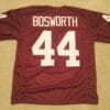 UNSIGNED CUSTOM Sewn Stitched Brian Bosworth Crimson Jersey