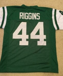 UNSIGNED CUSTOM Sewn Stitched John Riggins Green Jersey