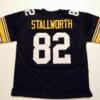 UNSIGNED CUSTOM Sewn Stitched John Stallworth Black Jersey