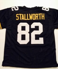 UNSIGNED CUSTOM Sewn Stitched John Stallworth Black Jersey