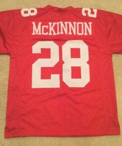 UNSIGNED CUSTOM Sewn Stitched Jerick McKinnon Red Jersey