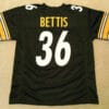 UNSIGNED CUSTOM Sewn Stitched Jerome Bettis Black Jersey