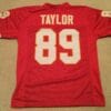 UNSIGNED CUSTOM Sewn Stitched Otis Taylor Red Jersey