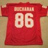 UNSIGNED CUSTOM Sewn Stitched Buck Buchanan Red Jersey