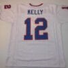 UNSIGNED CUSTOM Sewn Stitched Jim Kelly White Jersey