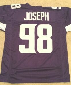 UNSIGNED CUSTOM Sewn Stitched Linval Joseph Purple Jersey