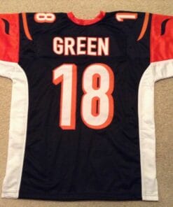 UNSIGNED CUSTOM Sewn Stitched A.J. Green Black Jersey