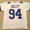 UNSIGNED CUSTOM Sewn Stitched Charles Haley White Jersey