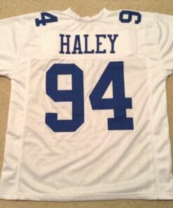 UNSIGNED CUSTOM Sewn Stitched Charles Haley White Jersey