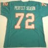 UNSIGNED CUSTOM Sewn Stitched Perfect Season Teal Jersey