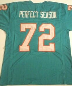 UNSIGNED CUSTOM Sewn Stitched Perfect Season Teal Jersey