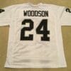 UNSIGNED CUSTOM Sewn Stitched Charles Woodson White Jersey