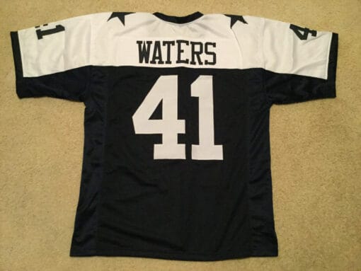 UNSIGNED CUSTOM Sewn Stitched Charlie Waters Thanksgiving Jersey