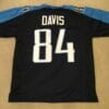 UNSIGNED CUSTOM Sewn Stitched Corey Davis Blue Jersey