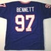 UNSIGNED CUSTOM Sewn Stitched Cornelius Bennett Blue Jersey
