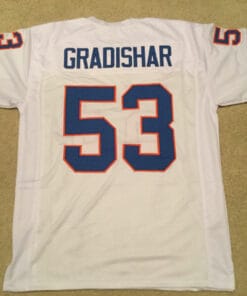 UNSIGNED CUSTOM Sewn Stitched Randy Gradishar White Jersey